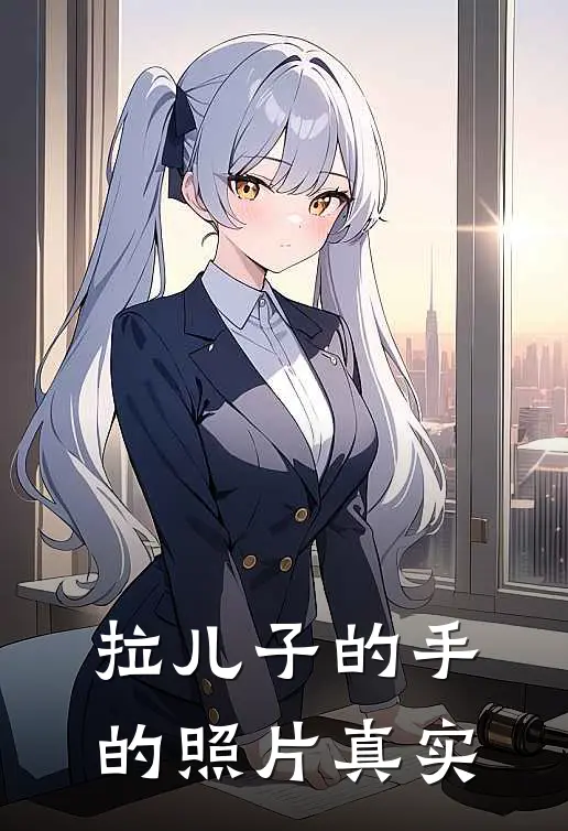 拉儿子的手的照片真实